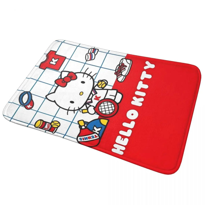 Hello Kitty Bathroom Rugs Mat Water Absorbent Bath Rugs Mats Carpet Non-Slip for Kitchen Shower