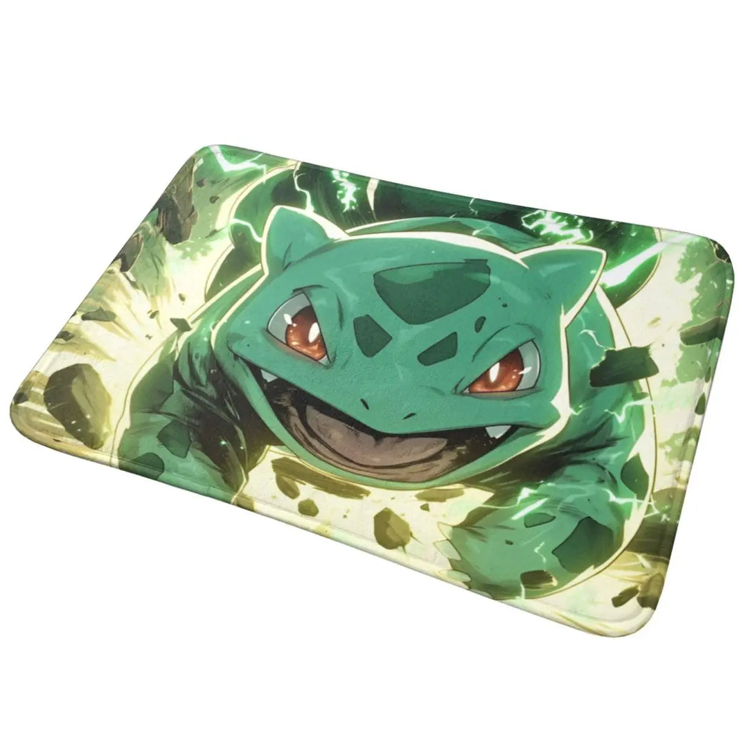 Cute Cartoon Manga Poke-Mon Memory Foam Bathroom Rugs Ultra Soft Non-Slip Pokemon Carpet Bath Mat Water Absorbent for Entrance