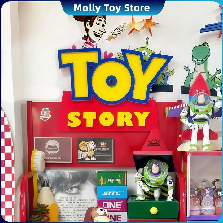 Anime Toy Story Toy Story 3d Logo Magnetic Attraction Signage Living Room Home Decor Children'S Room Ornament Party Birthday Gif