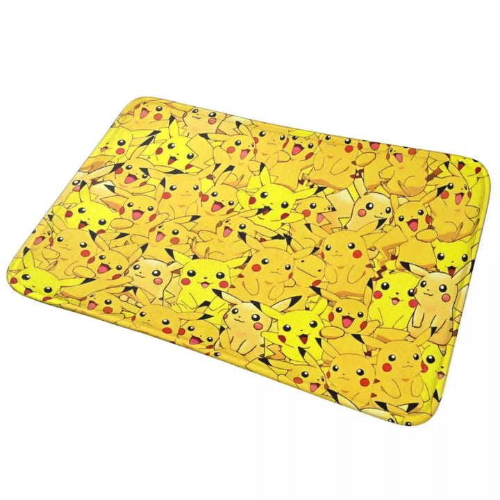 Cute Cartoon Manga Poke-Mon Memory Foam Bathroom Rugs Ultra Soft Non-Slip Pokemon Carpet Bath Mat Water Absorbent for Entrance