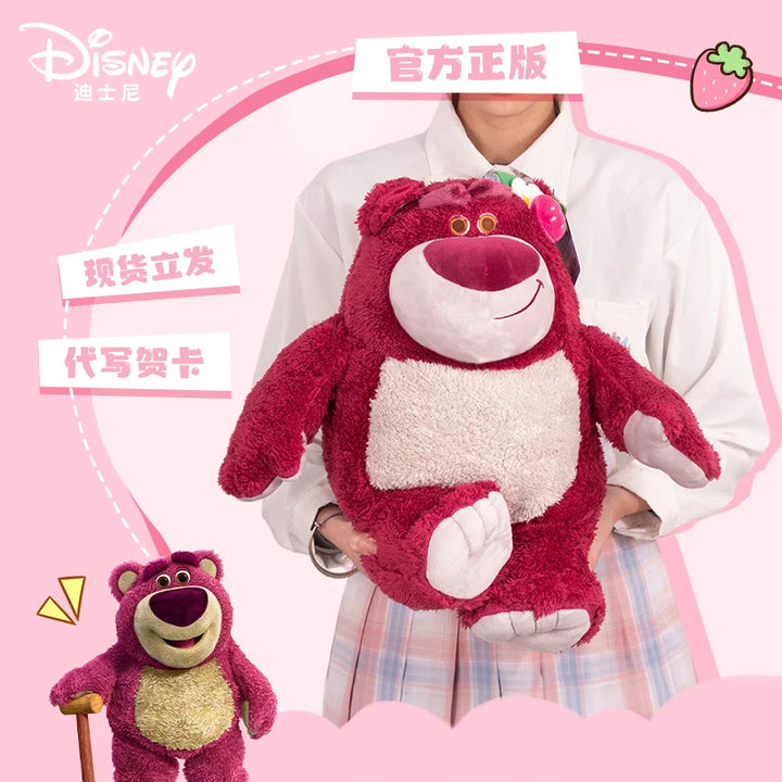 Disney Toy Story Kawaii Lotso Plush Toy Cartoon & Cute Home Decoration Christmas Gift Doll Children's Gifts