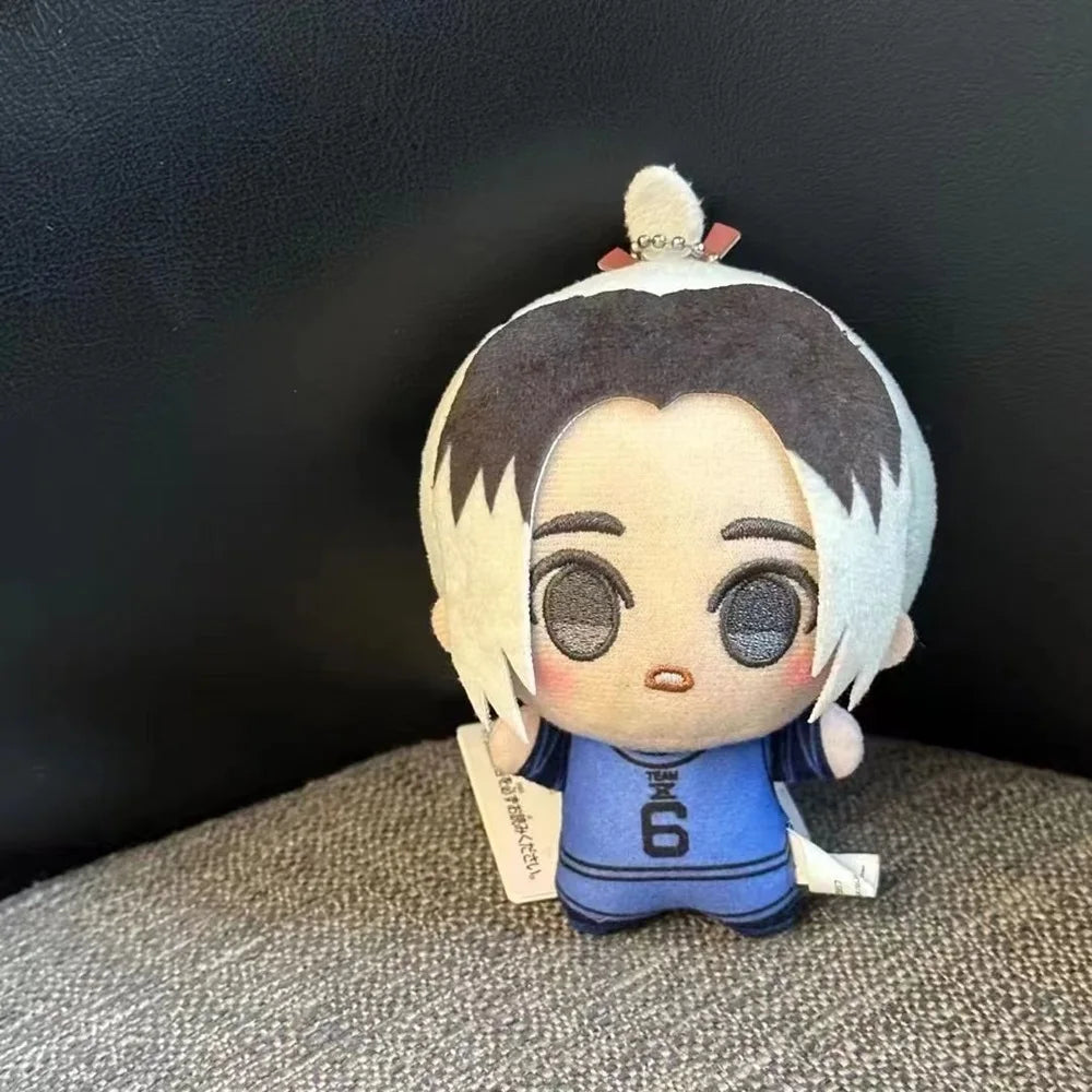 Blue Lock Plush Isagi Yoichi Nagi Seishiro Bachira Meguru Mikage Reo Anime Cosplay  Pendant Keychain Stuffed Doll Kids Gift