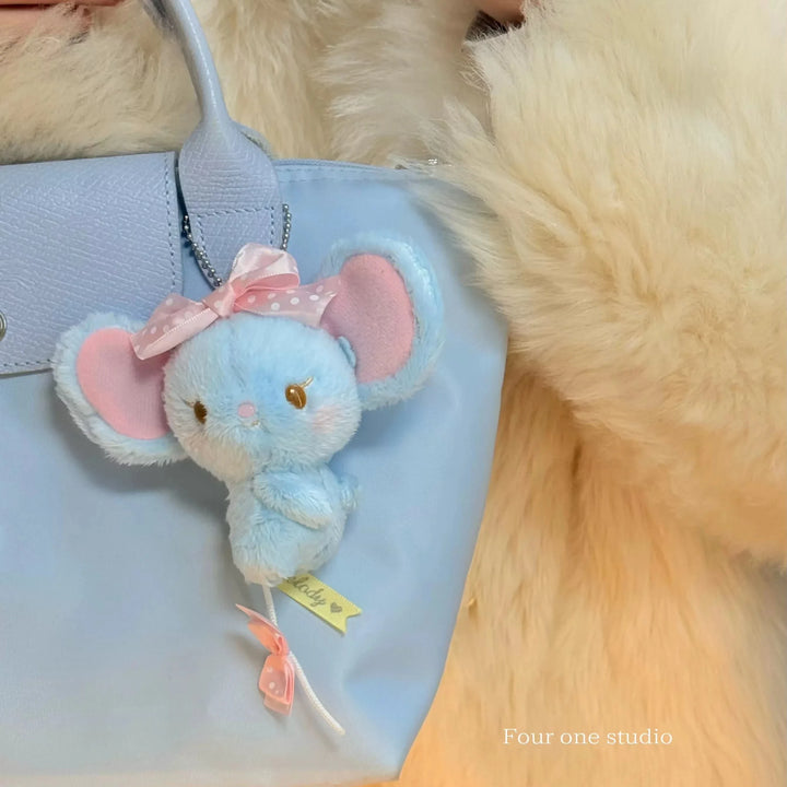 8cm My Melody Best Friend Flandre Mouse Plushie Licensed Keyring Cute Backpack Charm Gift for Anime Lovers Kids