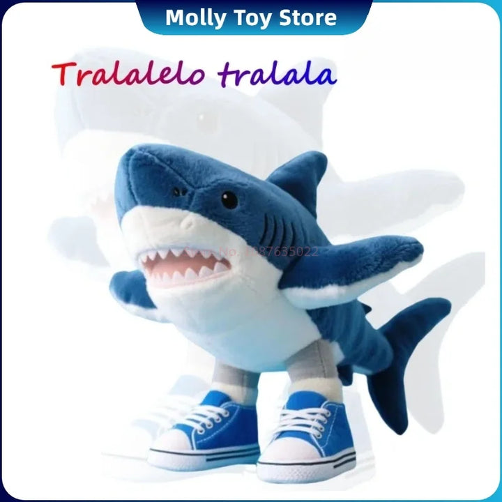 Hot Sale Tungtungtung Sahur Italian Brain Rot Animals Telalaero Telala Shark Anime Plush Plushie Peluches Stuffed Doll Toy Gifts