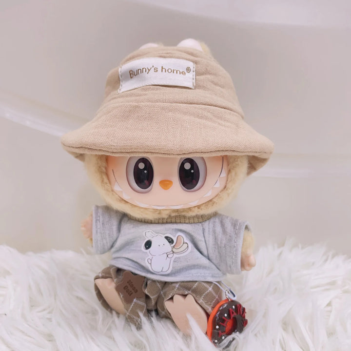 Labubu Doll Clothes Puppy Donut Set Dress Up Accessories 15/17cm Plush Doll'S Clothes Replacement