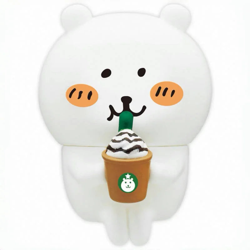 Kawaii Self-Mocking Bear Toy Sitting Pose Series Cute Joke Bear Desktop Ornaments Anime Peripheral Gifts Collect Model