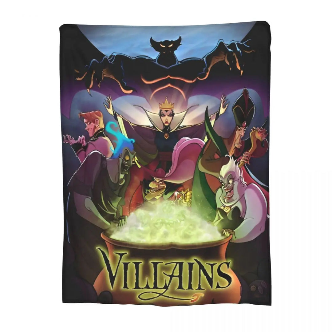Evil Queen Blanket Coral Fleece Plush Textile Decor Villains Portable Soft Throw Blanket for Home Car Rug Piece