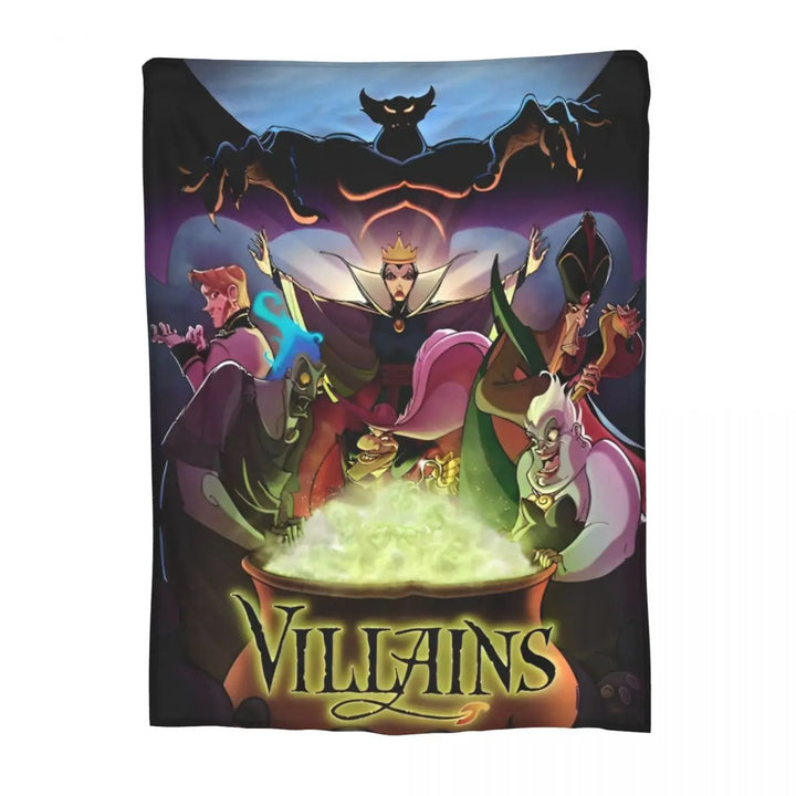Evil Queen Blanket Coral Fleece Plush Textile Decor Villains Portable Soft Throw Blanket for Home Car Rug Piece