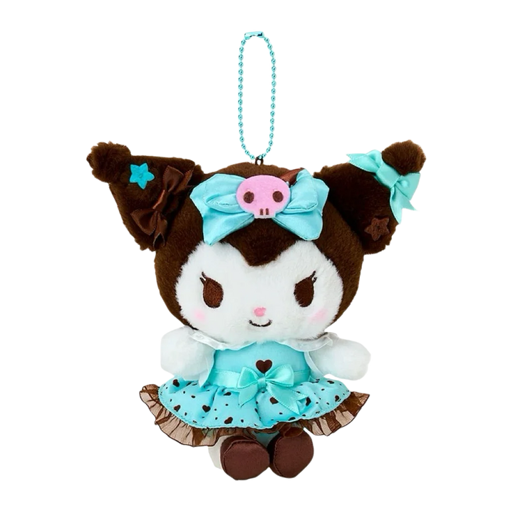 Sanrio My Melody Hello Kitty Plush Toys mint chocolate series kuromi Keychain Bag Pendant Soft Stuffed Doll Accessories Gift