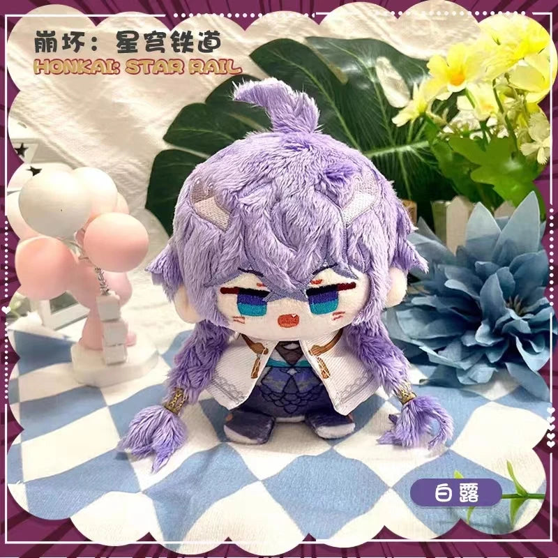 Honkai: Star Rail Plush Sunday Aventurine Firefly Kafka Blade Jing Yuan Dan Heng Anime Cosplay Stuffed Doll Keychain Kids Gift