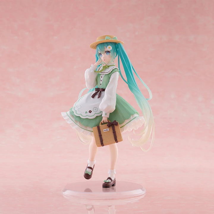 Anime Figure Hatsune Miku Fashion Country Original Taito Action Figurine Toys Collector Customized Model Doll 18cm