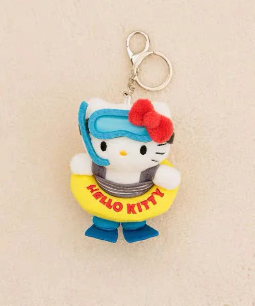 Kawaii Sanrio Hello Kitty Plush Toys Keychain Cartoon Backpack Keychain Accessories Doll Girl Birthday Creative Gift Peripherals