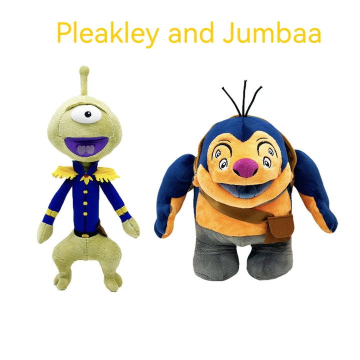 New Pleakley And Jumbaa Plush Dolls Stuffed Anime Cotton Doll Soft Doll Cute Room Decoration Boys and Girls Birthday Gift