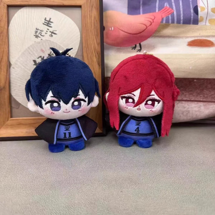 Blue Lock Plush Dolls Isagi Yoichi Chigiri Hyoma Bachira Meguru Nagi Seishiro Game Anime Figure Pendant Keychain Stuffed Toys