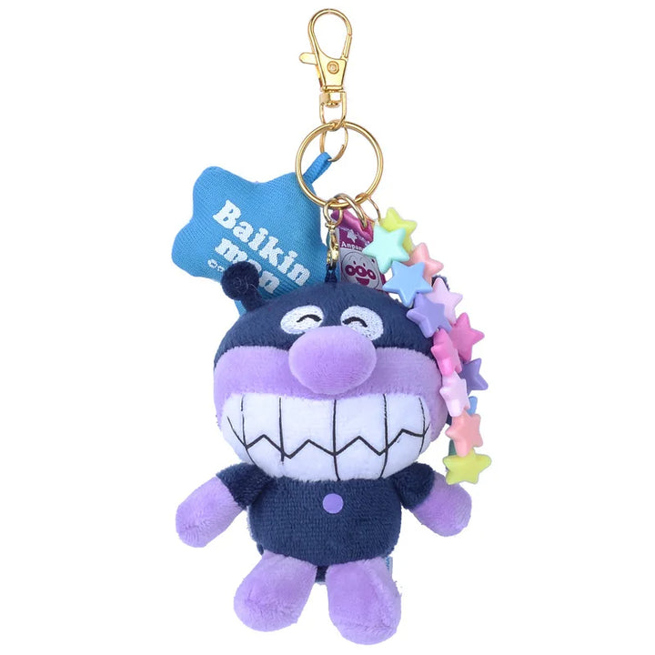 Kawaii Anpanman Baikinman Cute Cartoon Plush Toys Keychain Accessories Backpack Pendant cute Stuffed Doll girl Birthday Gift