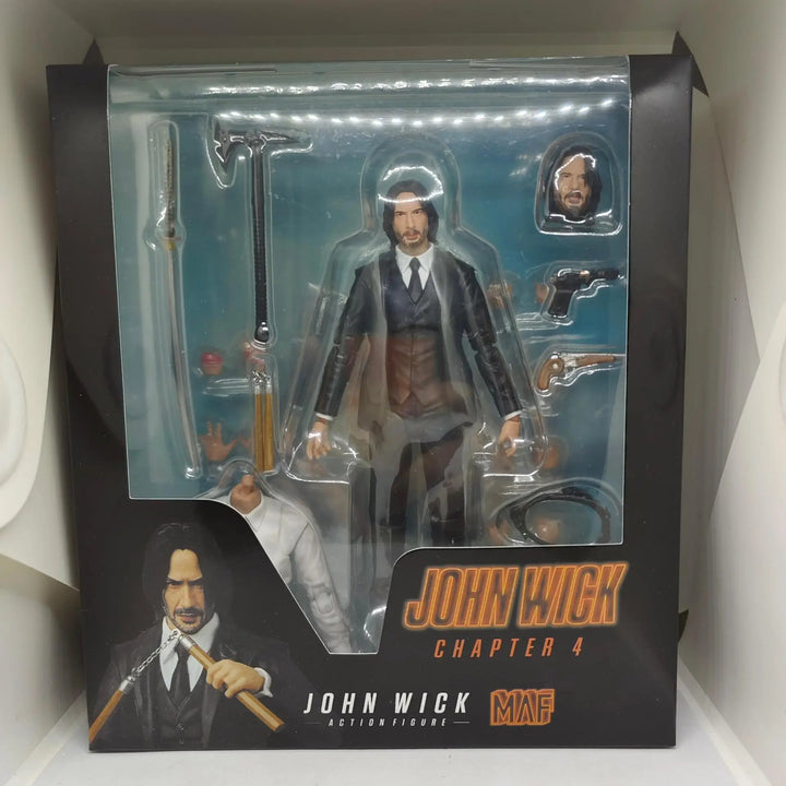 John Wick Action Figure John Wick Chapter 4 Figure Mafex 212 Ko Statue Collection Custom Model Doll Birthday Gift