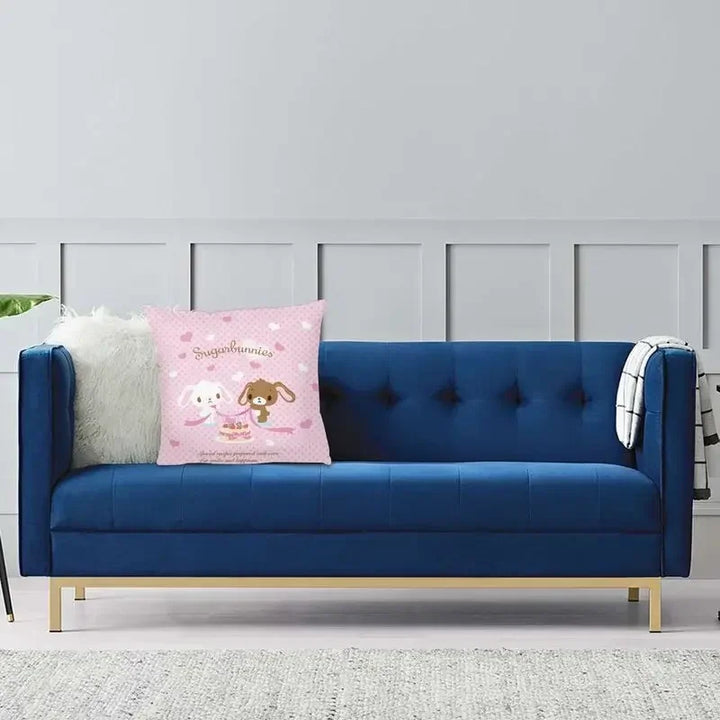 Sugarbunnies Cushion Cover  Print Anime Manga Throw Pillow Case for Sofa Fashion Pillowcase Home Decoration