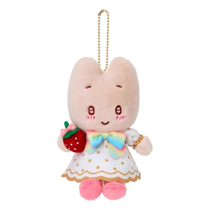 Kawaii Sanrio hello kitty  Cogimyun my melody Strawberry News 50th anniv Series anime plush Keychain Cute Backpack Pendant Gift