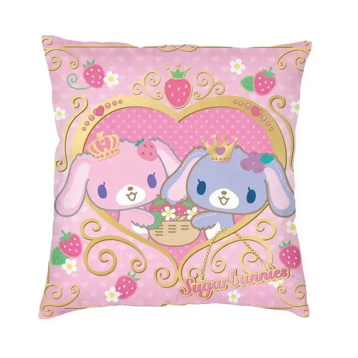 Sugarbunnies Cushion Cover  Print Anime Manga Throw Pillow Case for Sofa Fashion Pillowcase Home Decoration