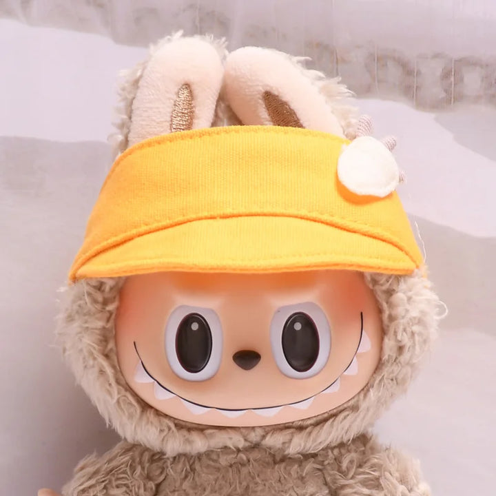 Labubu Doll Hat 15/17cm Plush Doll'S Accessories Sitting Party Labubu I II Idol Dolls Hat
