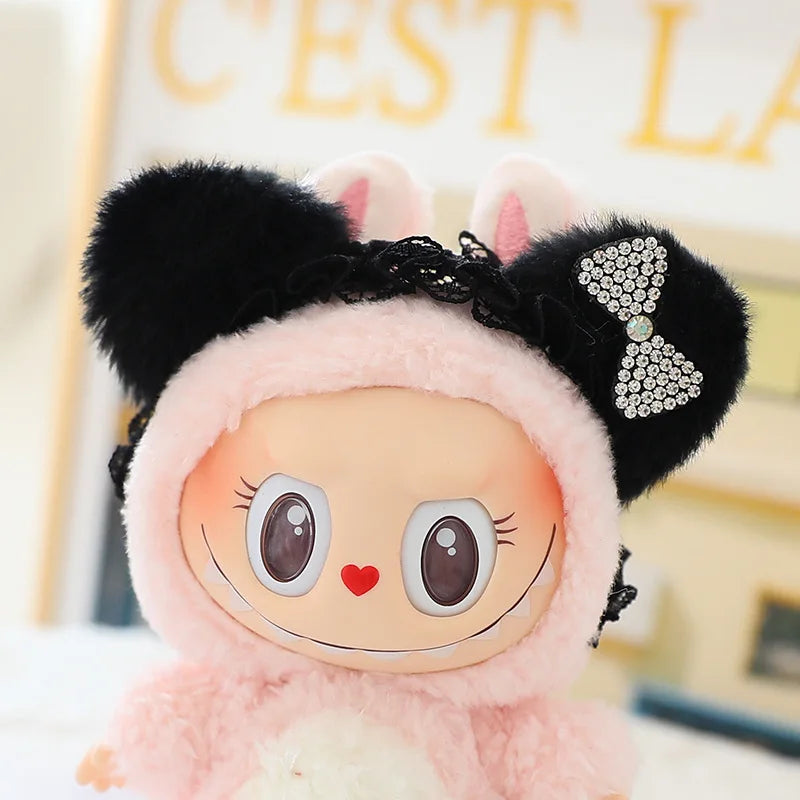 Labubu Doll Hat 15/17cm Plush Doll'S Accessories Sitting Party Labubu I II Idol Dolls Hat