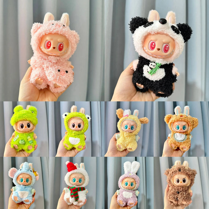 Labubu doll clothes Duck Sailor Set 15/17cm Plush Doll'S Clothes Replacement Labubu I II Idol Dolls Sitting Party Accessories