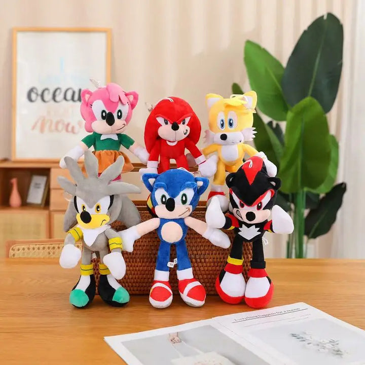 Supersonic Hedgehog Sonic Plush Cartoon Game Anime Children'S Plush Doll Toys Christmas Birthday Gift Home Decoration Ornaments