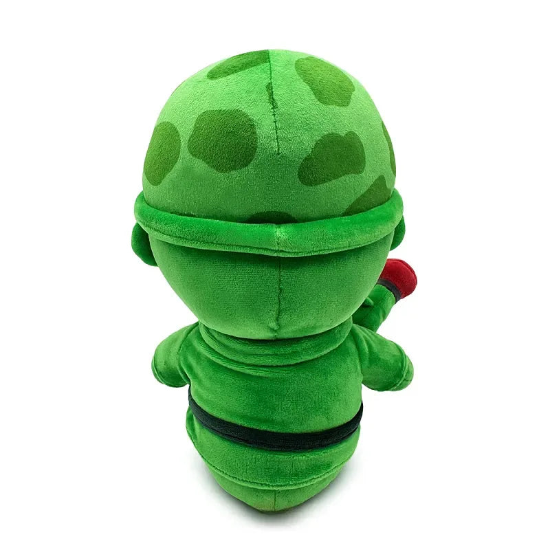 2025 New Mini Royale Plush Funny Green Warrior Stuffed Doll Cute Stuffed Animal Pillow Game Peripheral Plushines For Kid Gift