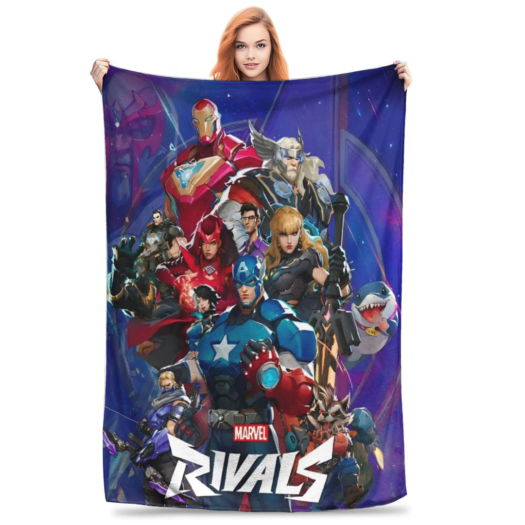 Luna Snow for Rivals Blanket Hero Shooter Video Game Fleece Funny Warm Throw Blanket for Coverlet All Season