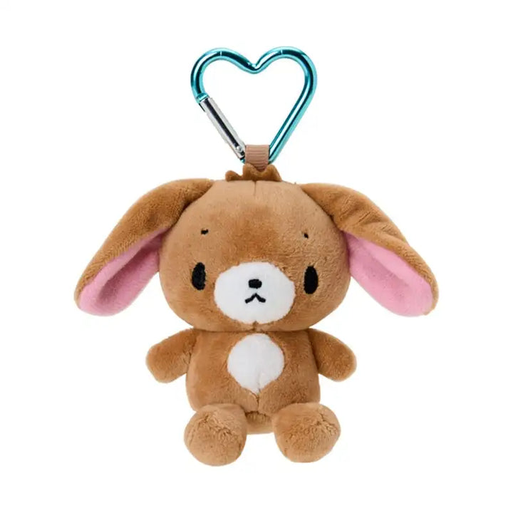 Sugarbunnies Plush Keychain Heart Clip Kurousa Shirousa Bunny Kawaii Cute Bag Keychains Mascot Charm Key Chain Ring Girls Toys