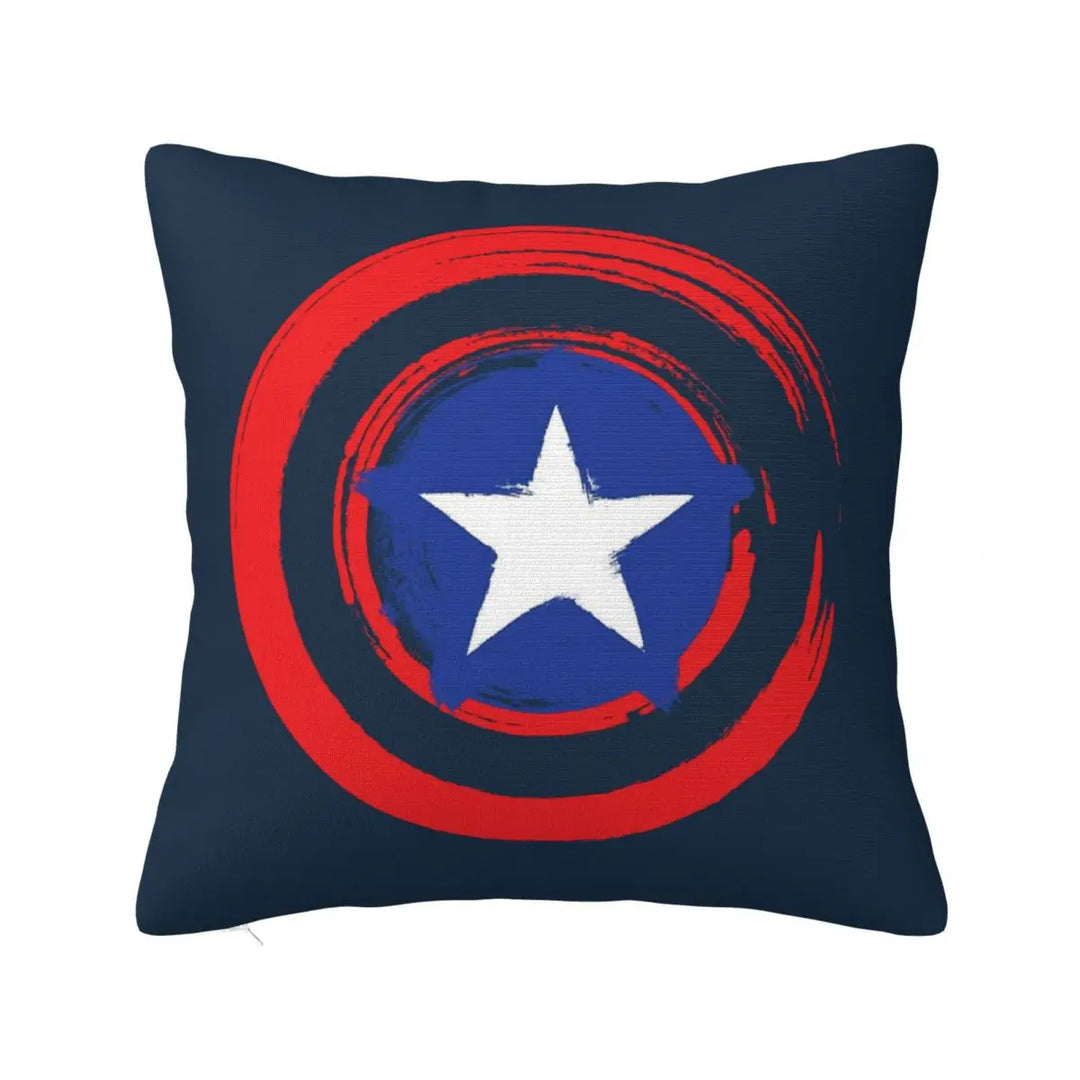 Anime Captain America Avengers Square Pillow Cases Cushion Covers Fashion Decor Pillowcover for Home 18"