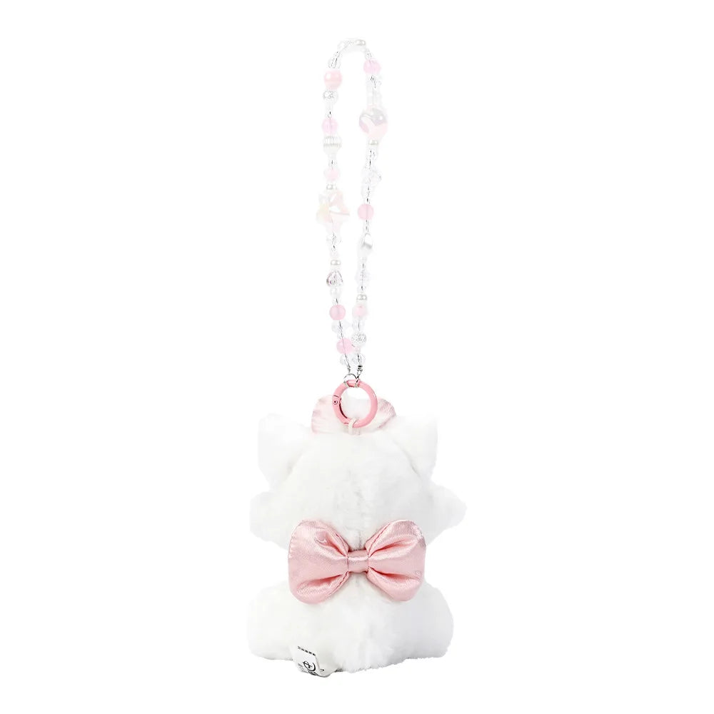 Kawaii Disney The Aristocats Marie Plush Toys Backpack Pendant Cute Cartoon Keychain Doll Decoration Girl Birthday Creative Gift