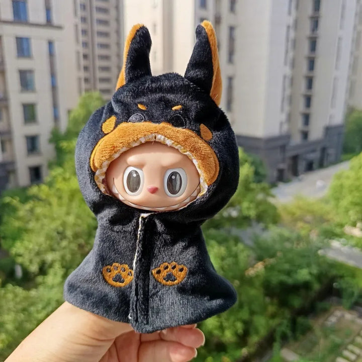 Labubu Doll Clothes Shawl Set Trend Halloween For 15-17cm Ropa 3.0 Labubu V1 V2 V3 Clothes Sitting Party Accessories