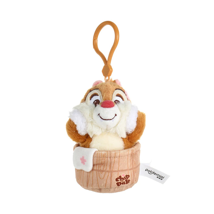 Kawaii Disney Chip 'n' Dale Cherry Blossom Plush Toys Creative Bag Keychain Cartoon Girl Coin Purse Wallet Friend Birthday Gift