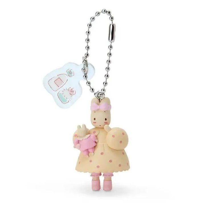 Kawaii Sanrio Marroncream Cartoon Girl's Heart Bag Keychain Pendant Toy Cute Doll Accessories Friends Birthday Gifts Peripheral