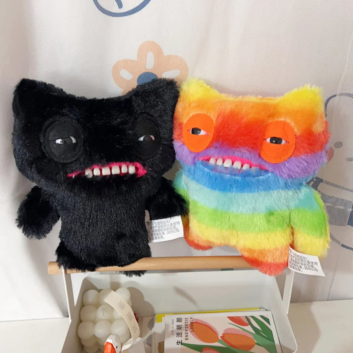 22cm Big Teeth Funny Ugly Monster Plush Doll  Cute Tooth Monster Doll Trendy Play Doll Collect Gift