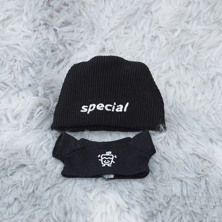 15cm/17cm Labubu Doll Clothes Special Hat Sitting Party 1st 2nd Generation Outfit DIY Gifts