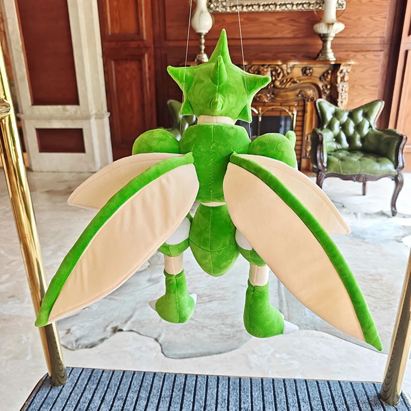 Pokemon Scyther Plush Toys Cute Anime Plushie Dolls 60cm Pokémon Cartoon Kawaii Stuffed Soft Pillow Christmas Gifts for Children