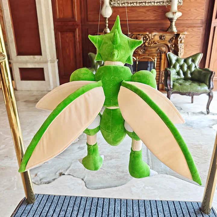 Pokemon Scyther Plush Toys Cute Anime Plushie Dolls 60cm Pokémon Cartoon Kawaii Stuffed Soft Pillow Christmas Gifts for Children