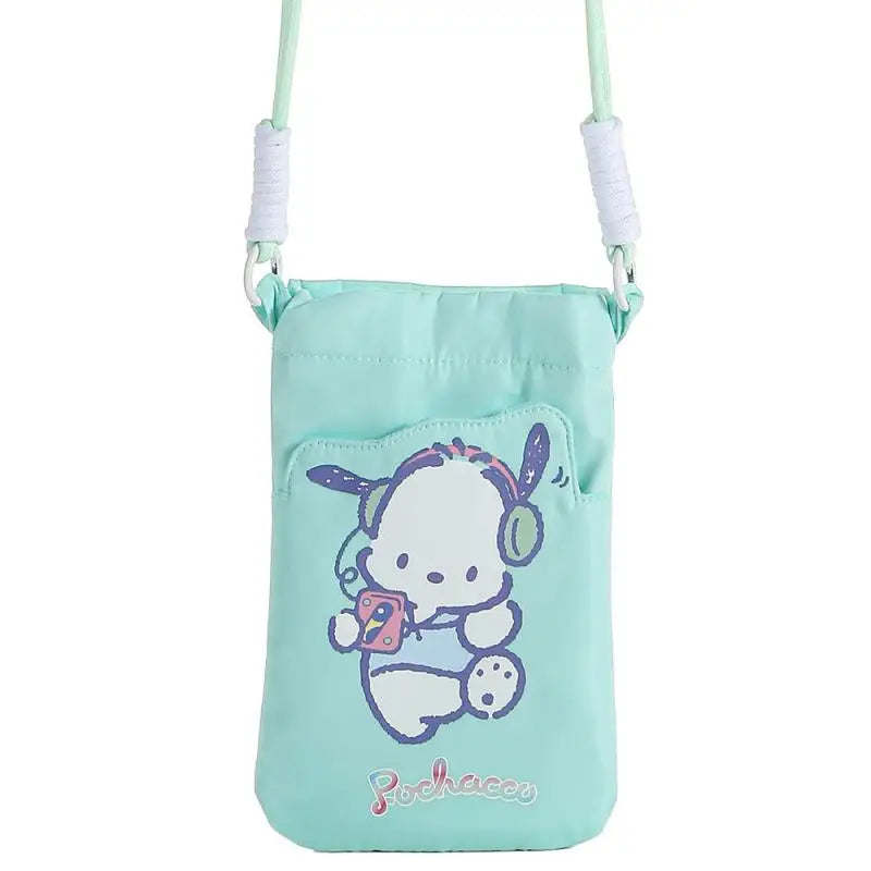 Sanrio Hello Kitty Cinnamoroll Kawaii Cartoon My Melody Crossbody Phone Bag Children's Storage Bag Birthday Gift Peripherals