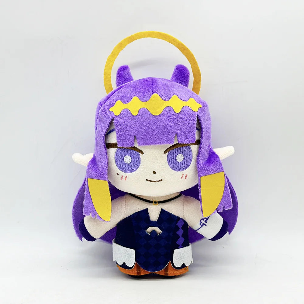 Kawaii Hololive Plush Toy Cute Gawr Gura Inugami Korone Houshou Marine Suisei Cap Oozora Subaru Cosplay Stuffed Dolls