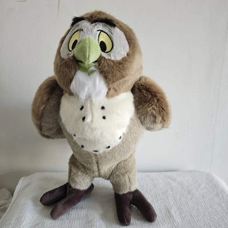 MINISO Disney 33cm Original Winnie the Pooh Bear Friend Owl Plush Toy Animal Stuffed Soft Doll Toys For Kids Gift