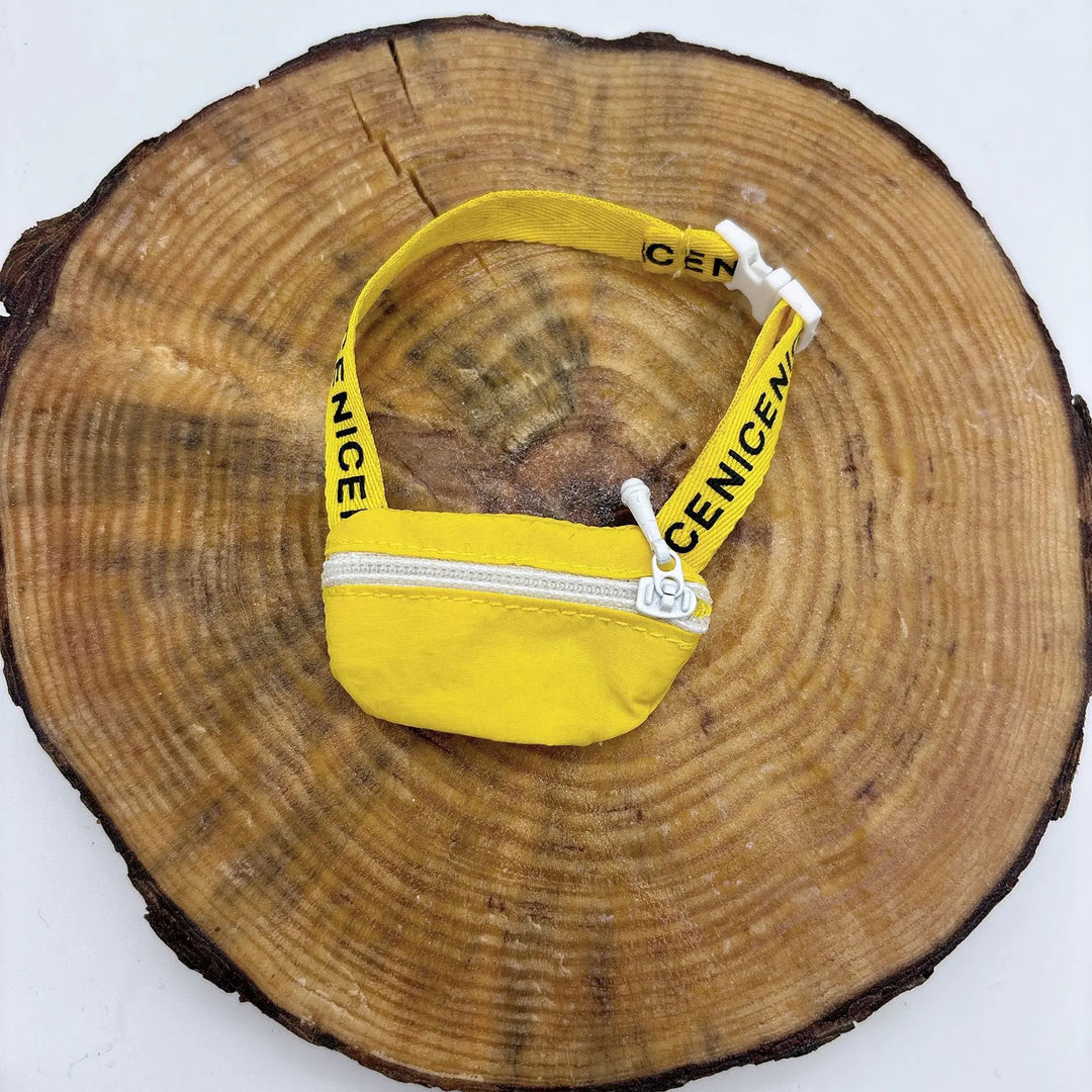 Crossbody Bag Labubu I II III Doll Accessories Belt Bag For 1/11 OB11 Dolls DIY Doll Toys Backpack 1/6 1/8 1/12 BJD Dolls Bag