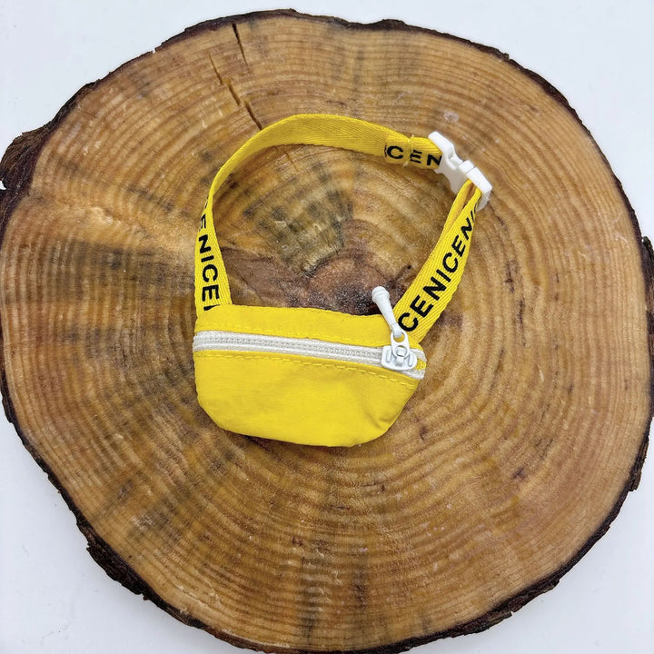 Crossbody Bag Labubu I II III Doll Accessories Belt Bag For 1/11 OB11 Dolls DIY Doll Toys Backpack 1/6 1/8 1/12 BJD Dolls Bag