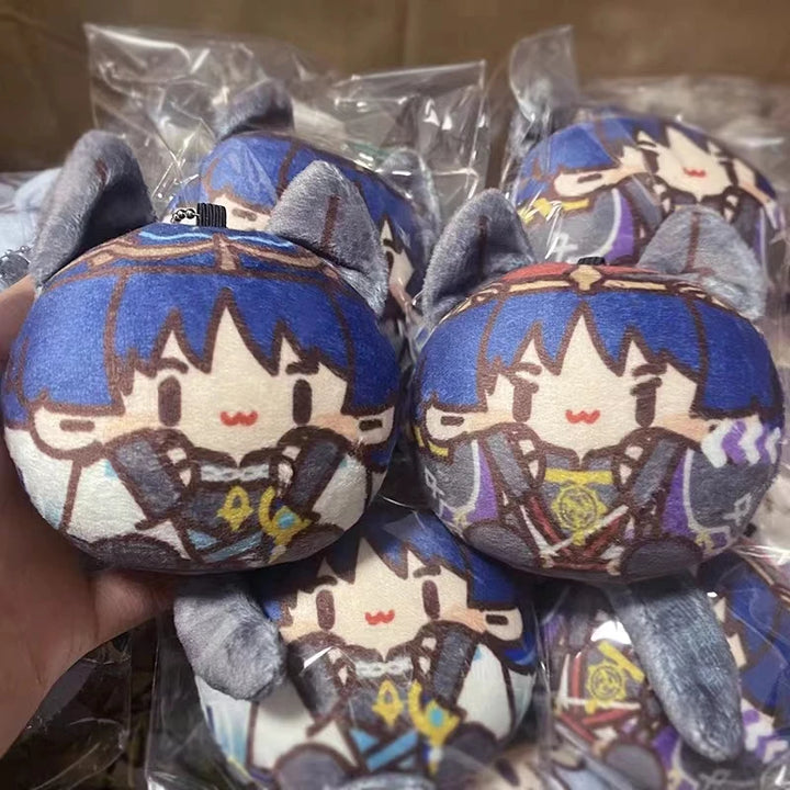 Genshin Impact Tighnari Cyno Xiao Venti Kaveh Kazuha Kaeya Plush Pendant Keychains Anime Plushie Toys Gift
