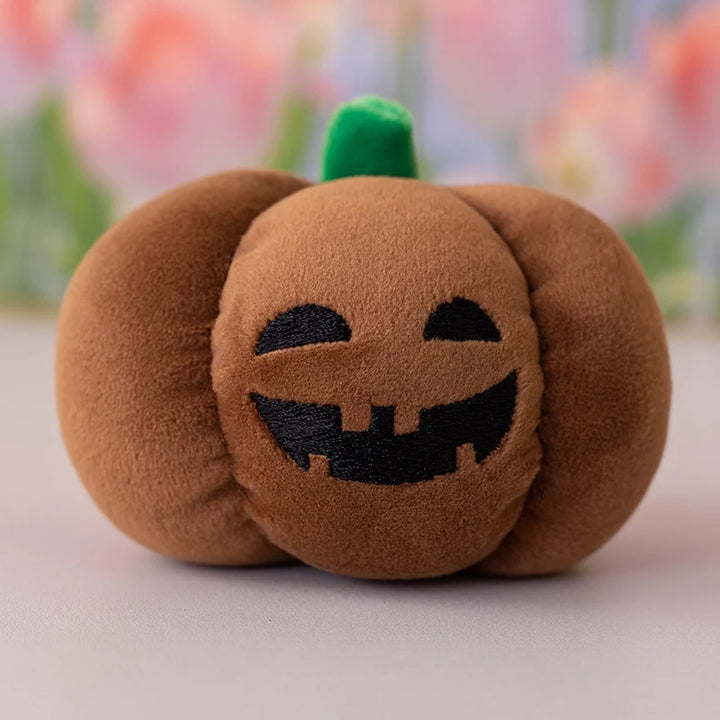 10cm Halloween Pumpkin Plush Toy Glow-in-the-dark Pumpkin Plushie Pendant Christmas Gift Home Decor