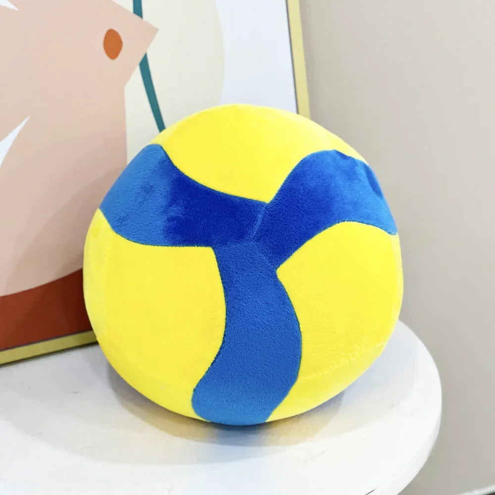 New 20cm мяч для спорта белый Plush Toys Cute Soft Stuffed Cartoon Volleyball Pillow Dolls For Kid Birthday Christmas Gifts