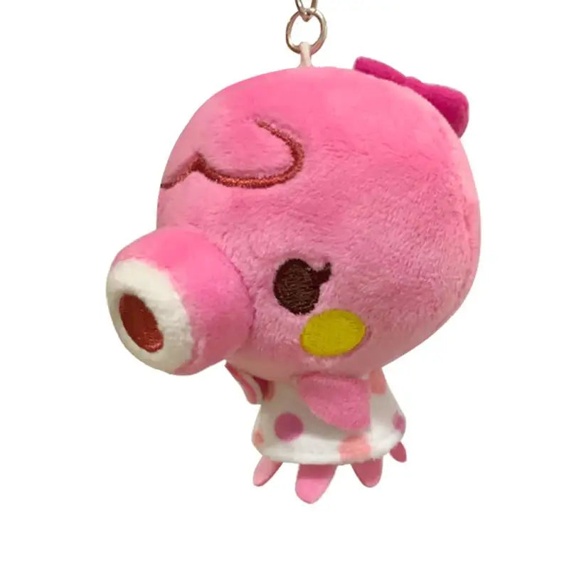 Cartoon Animal Crossing: New Horizons Plush Pendant Keychain Back Packaging Jewelry Cute Zucker‌/Marina‌ Children’s Toy Gift