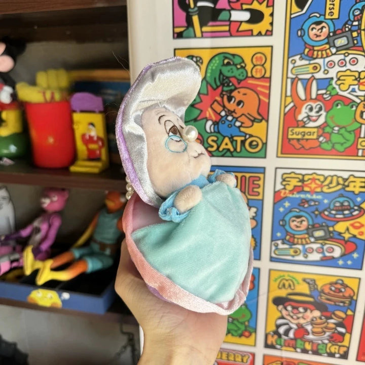 Cartoon Oyster Grandma Baby Oyster Series Plush Doll Bag Pendant Pearl Chain Alice Keychain Cute Cartoon Doll Decoration Gifts