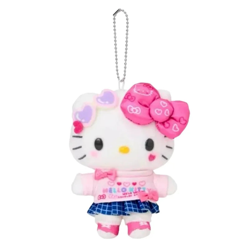 Sanrio my sweet piano hello kitty plush Heisei Hot Girl Shining College Uniform  Keychain sanime Bag Pendant Girly Hearts Gift